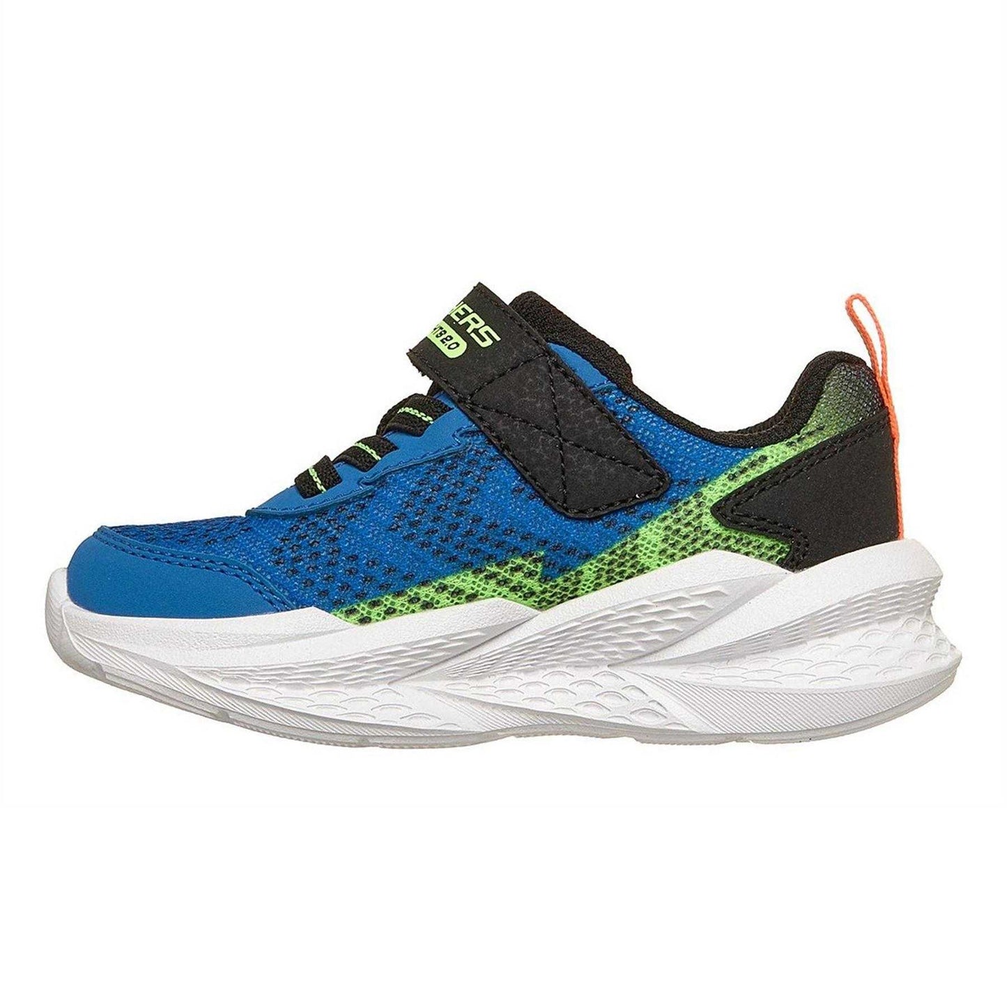 Black-Blue - Back - Skechers Boys Meteor Light Up Trainers