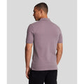 Mauve - Side - Lyle & Scott Mens Plain Polo Shirt