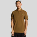 Brown - Back - Lyle & Scott Mens Plain Polo Shirt