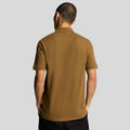 Brown - Side - Lyle & Scott Mens Plain Polo Shirt