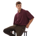 Dark Purple - Lifestyle - Lyle & Scott Mens Plain Polo Shirt