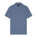 Slate Blue - Pack Shot - Lyle & Scott Mens Plain Polo Shirt