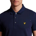 Navy - Pack Shot - Lyle & Scott Mens Plain Polo Shirt