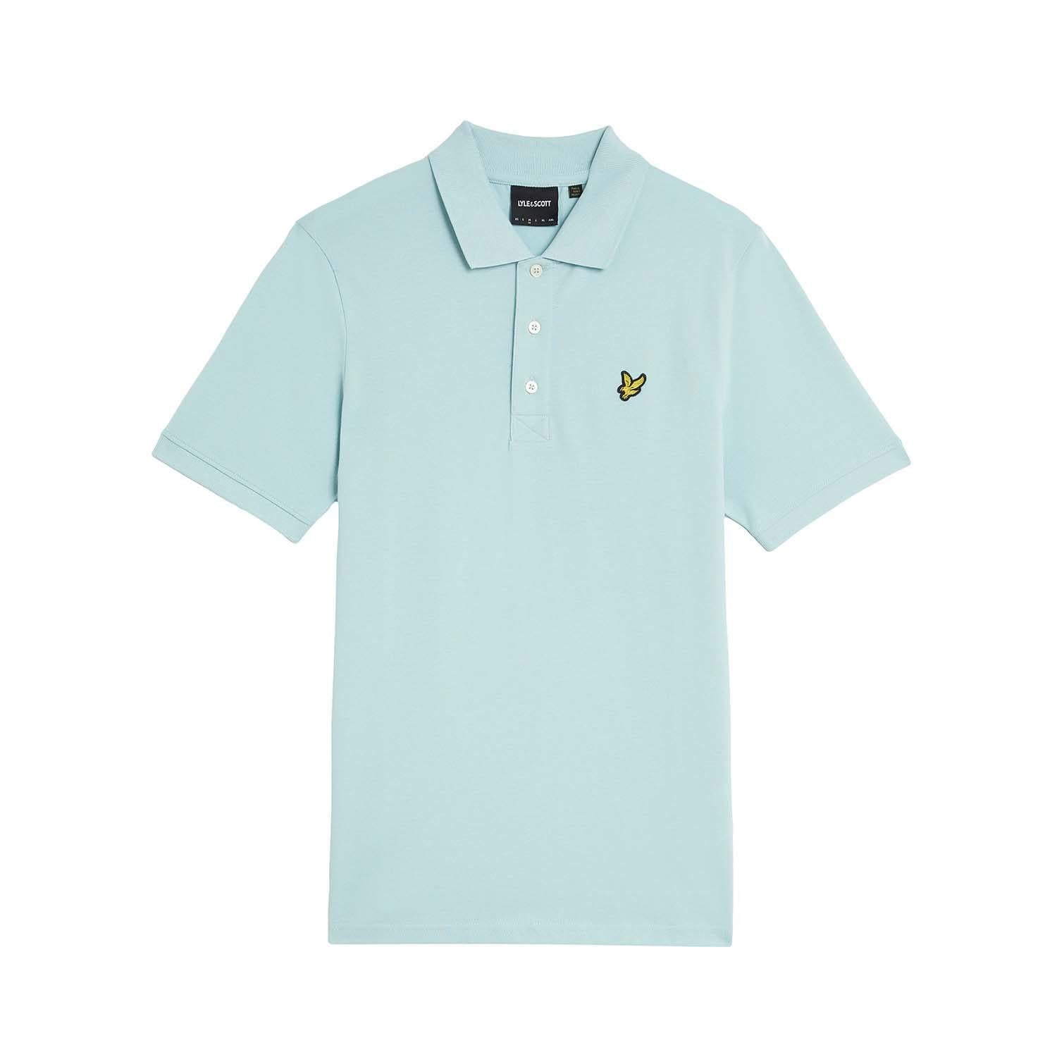 Future Blue - Pack Shot - Lyle & Scott Mens Plain Polo Shirt