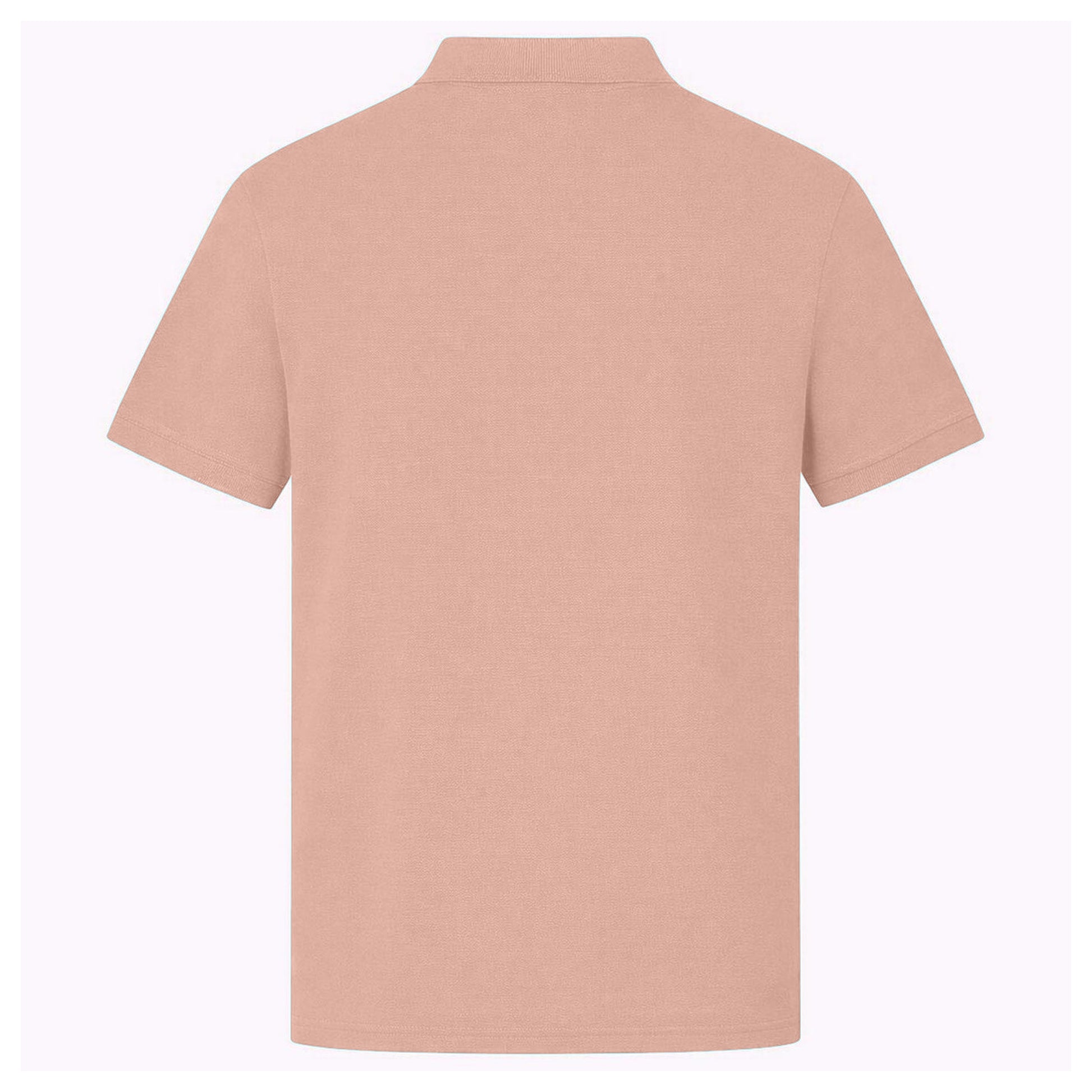 Pink - Side - Lyle & Scott Mens Plain Polo Shirt