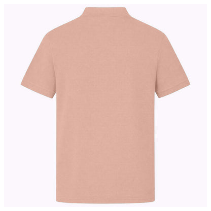 Pink - Side - Lyle & Scott Mens Plain Polo Shirt