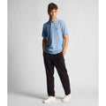 Light Blue - Back - Lyle & Scott Mens Plain Polo Shirt
