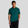 Green - Front - Lyle & Scott Mens Plain Polo Shirt