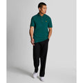 Green - Back - Lyle & Scott Mens Plain Polo Shirt