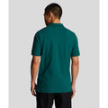 Green - Side - Lyle & Scott Mens Plain Polo Shirt