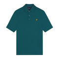 Teal - Pack Shot - Lyle & Scott Mens Plain Polo Shirt