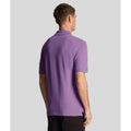 Purple - Side - Lyle & Scott Mens Plain Polo Shirt