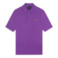 Purple - Pack Shot - Lyle & Scott Mens Plain Polo Shirt