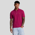 Burgundy - Front - Lyle & Scott Mens Plain Polo Shirt