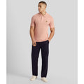 Blush Pink - Back - Lyle & Scott Mens Plain Polo Shirt