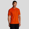 Orange - Front - Lyle & Scott Mens Plain Polo Shirt
