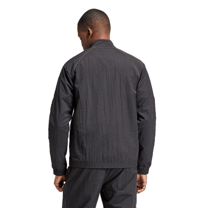 Black - Back - Adidas Mens Originals Superstar Track Jacket