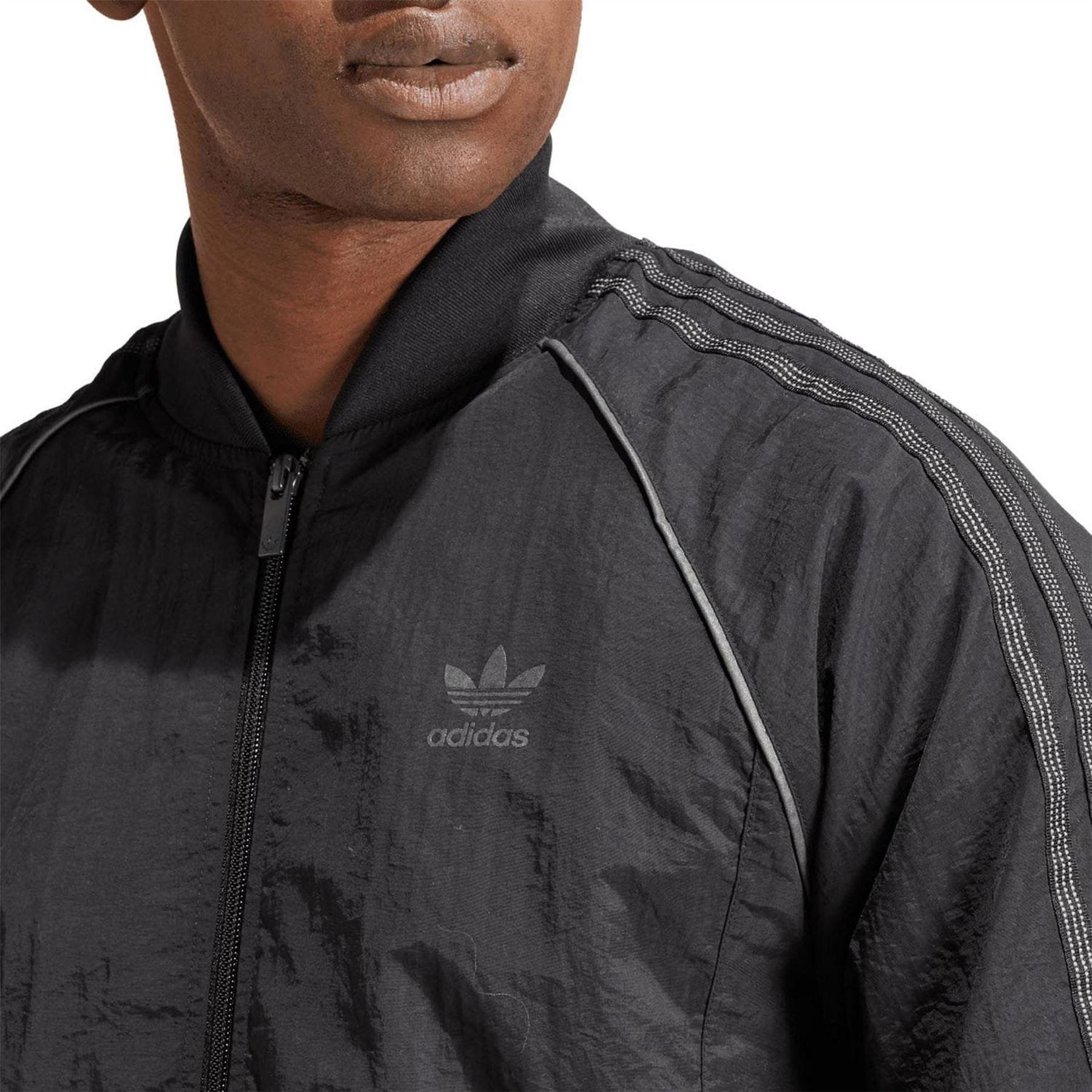Black - Lifestyle - Adidas Mens Originals Superstar Track Jacket