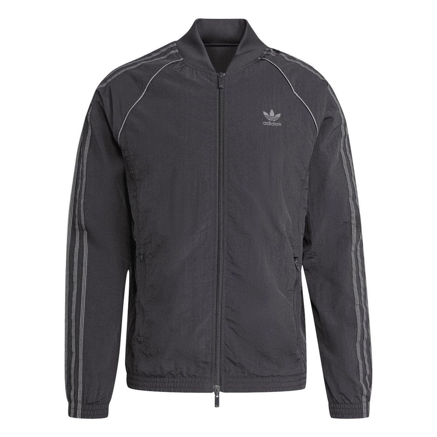 Black - Front - Adidas Mens Originals Superstar Track Jacket