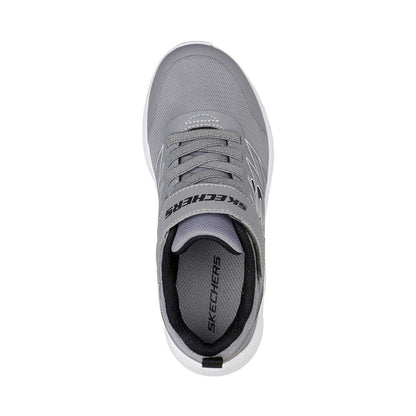 Grey-Black - Side - Skechers Boys Microspec Advance Trainers