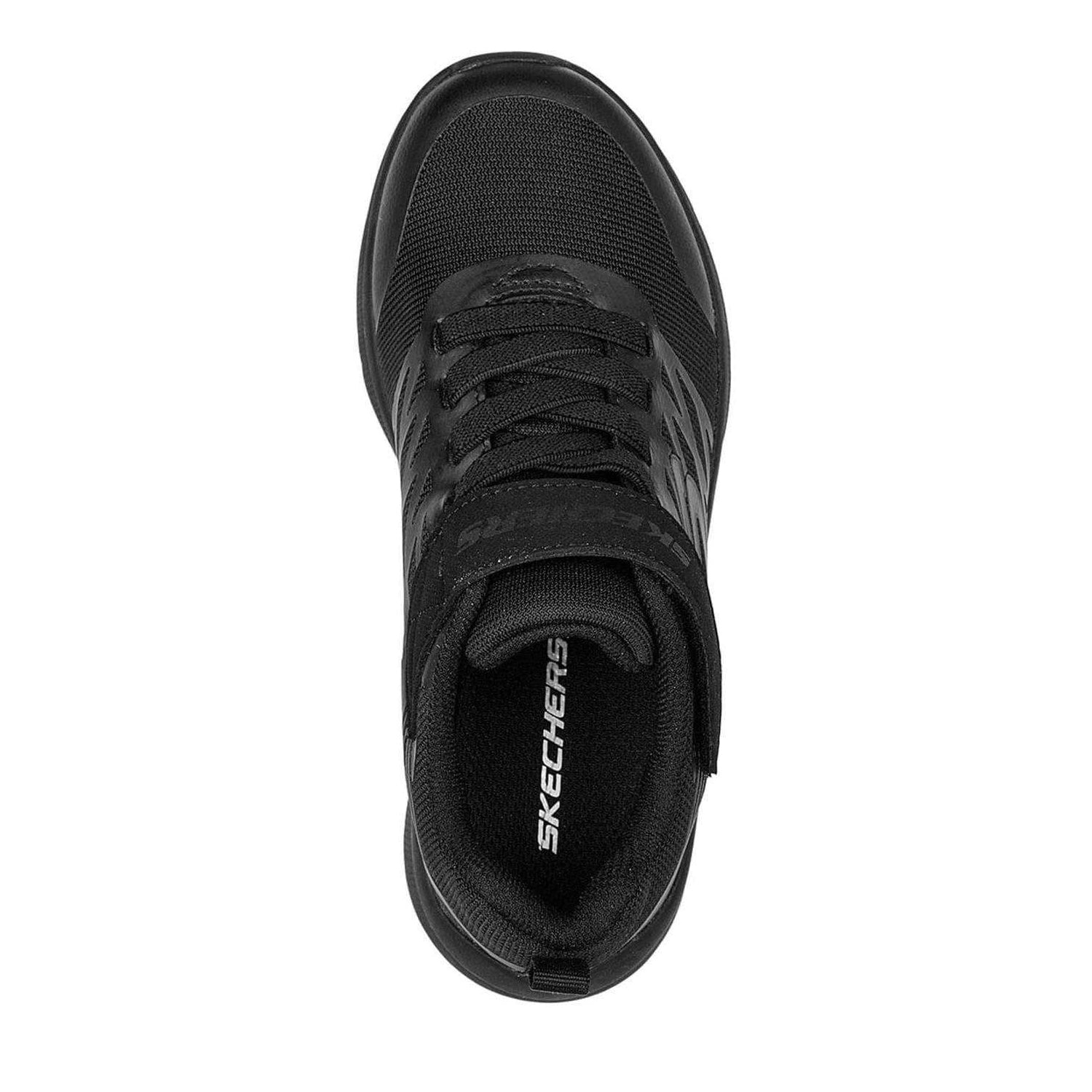 Triple Black - Side - Skechers Boys Microspec Advance Trainers