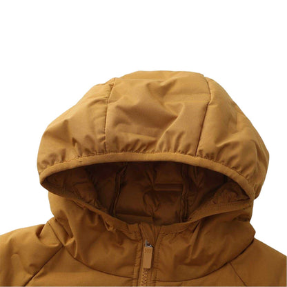 Brown - Side - Karrimor Childrens-Kids Quilted Puffer Jacket