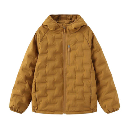 Brown - Front - Karrimor Childrens-Kids Quilted Puffer Jacket