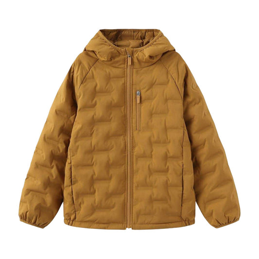 Brown - Front - Karrimor Childrens-Kids Quilted Puffer Jacket