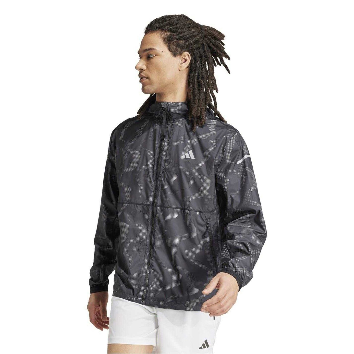 Black - Lifestyle - Adidas Mens Ultimate WIND RDY Running Jacket