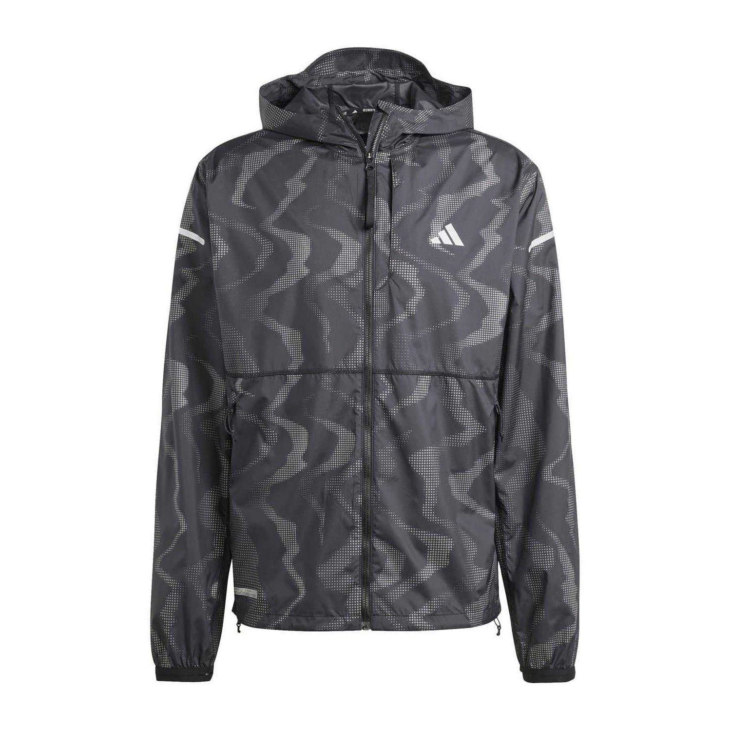 Black - Front - Adidas Mens Ultimate WIND RDY Running Jacket