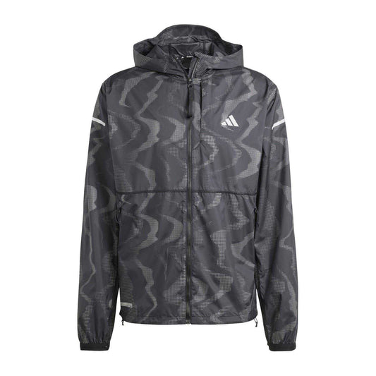Black - Front - Adidas Mens Ultimate WIND RDY Running Jacket