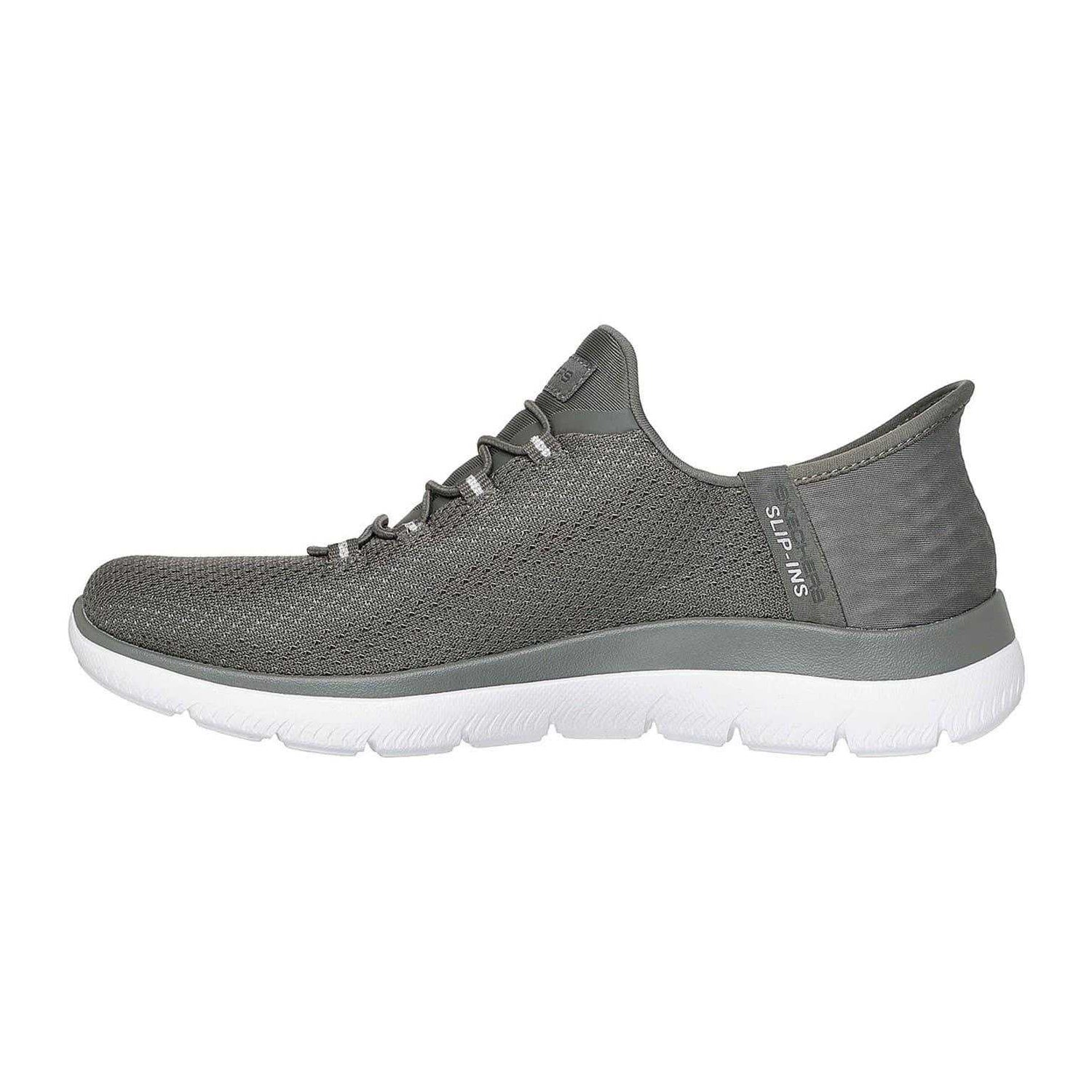 Olive - Back - Skechers Mens Summits - Diamond Dream Slip-In Casual Shoes
