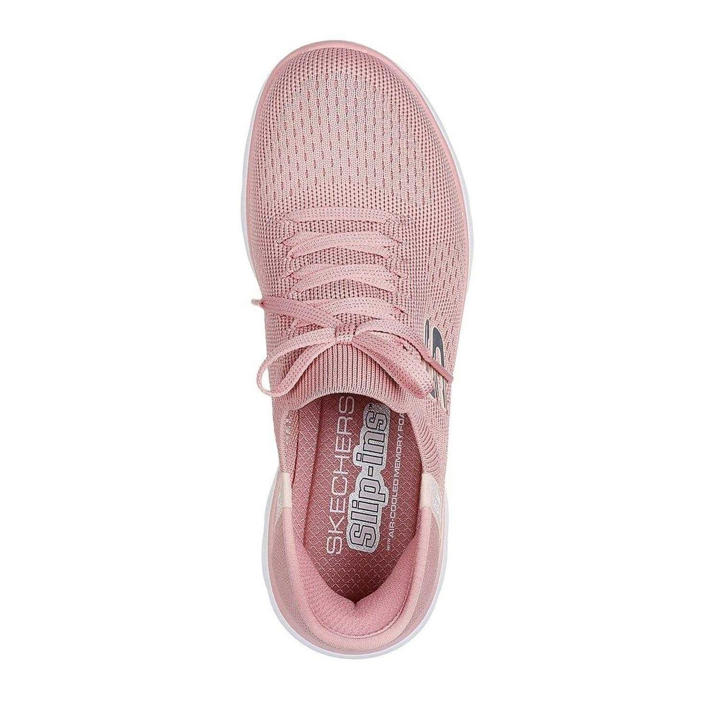 Rose - Side - Skechers Mens Summits - Diamond Dream Slip-In Casual Shoes