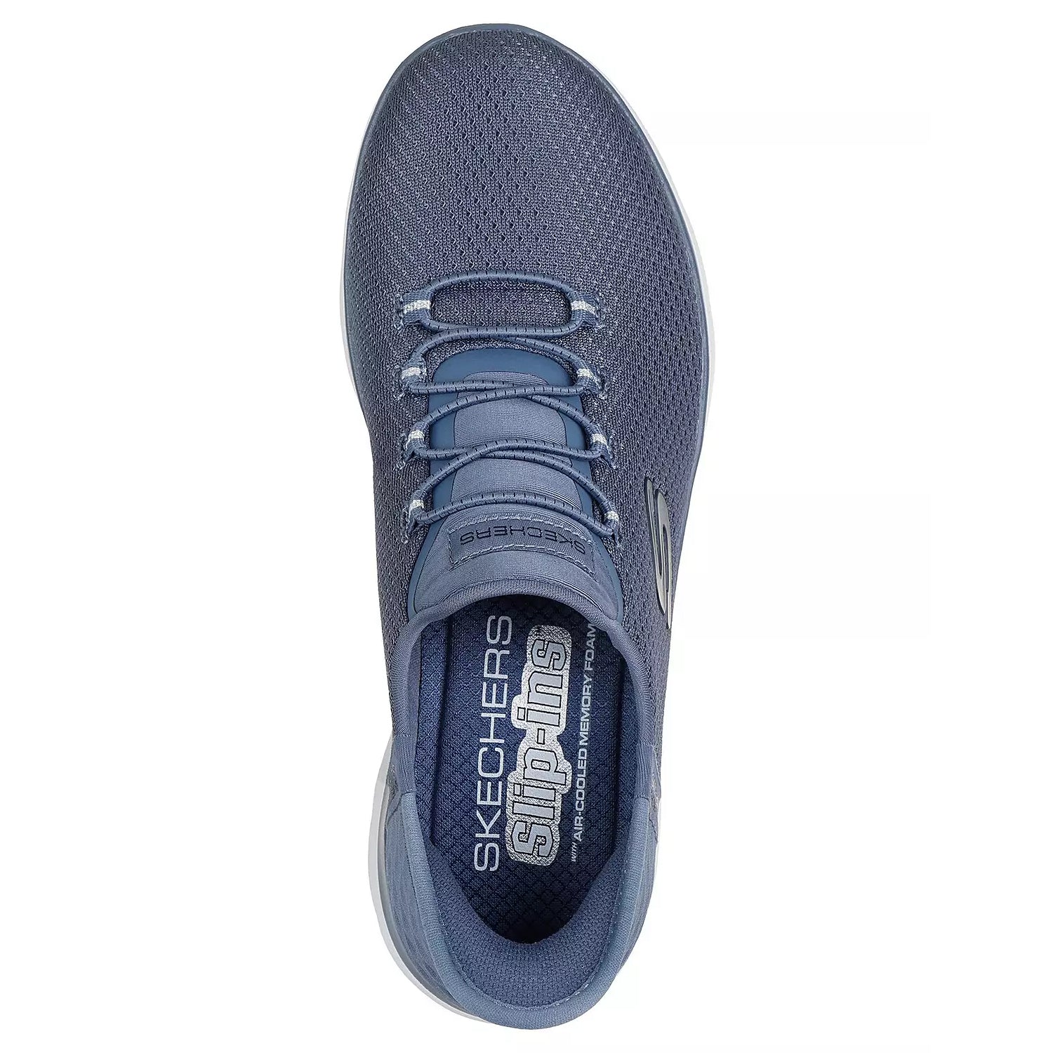 Slate - Side - Skechers Mens Summits - Diamond Dream Slip-In Casual Shoes