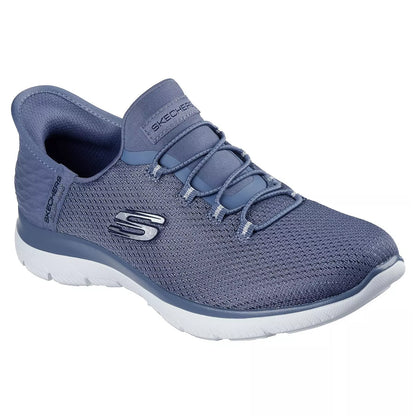 Slate - Pack Shot - Skechers Mens Summits - Diamond Dream Slip-In Casual Shoes