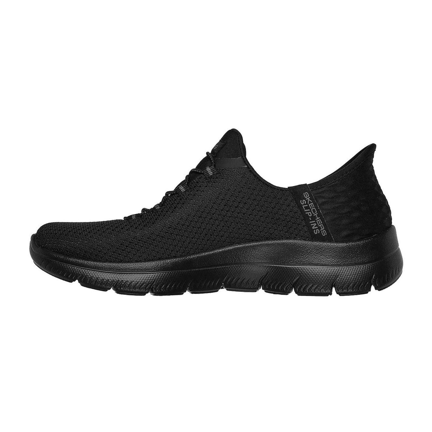 Triple Black - Back - Skechers Mens Summits - Diamond Dream Slip-In Casual Shoes