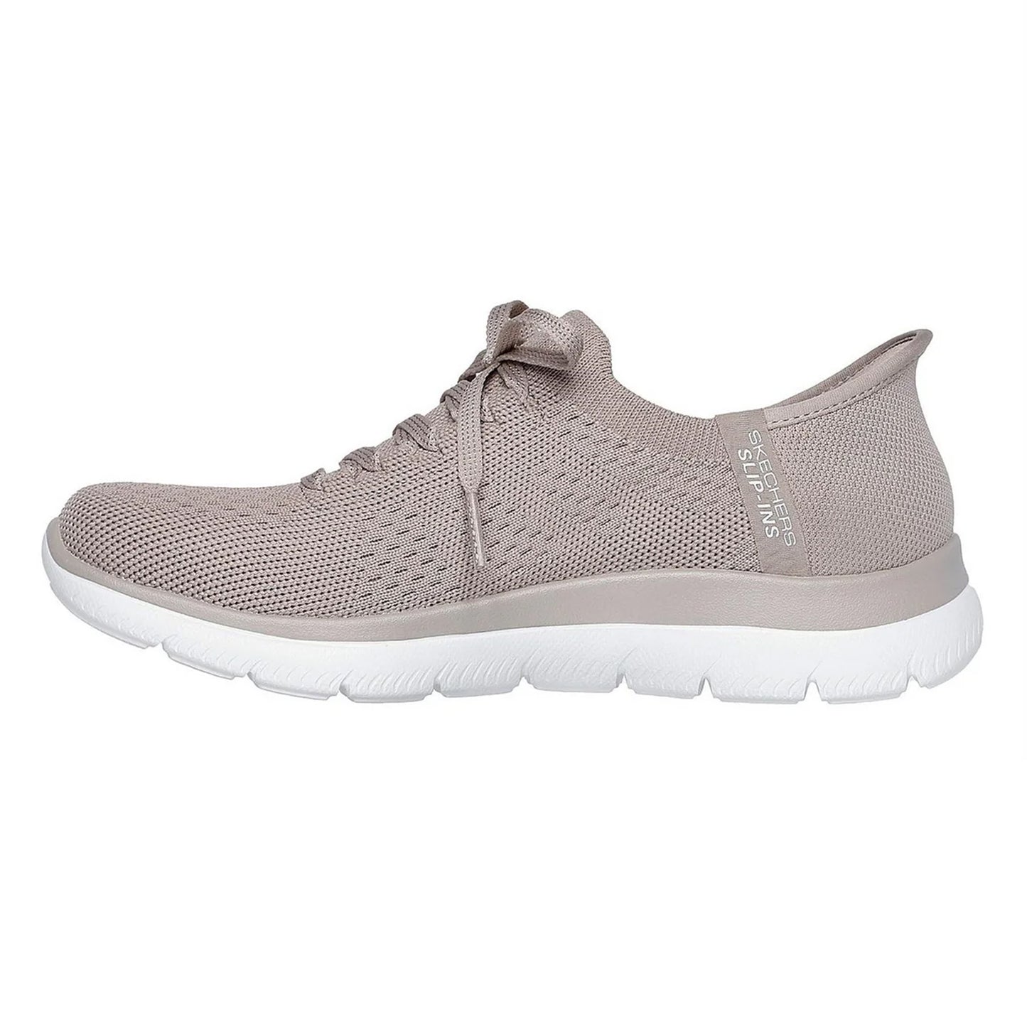 Taupe-Mint - Back - Skechers Mens Summits - Diamond Dream Slip-In Casual Shoes