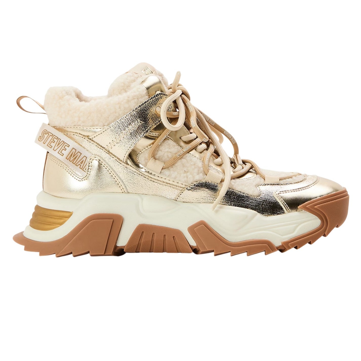Gold - Front - Steve Madden Womens-Ladies Kaboom Snow Boots