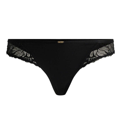 Black - Front - Boss Womens-Ladies Bianca Brazilian Briefs
