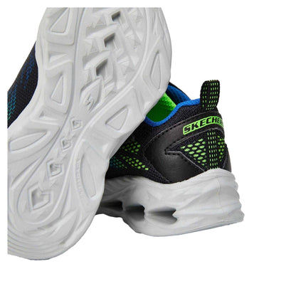 Black-Lime - Lifestyle - Skechers Childrens-Kids Vortex Flash Low Trainers