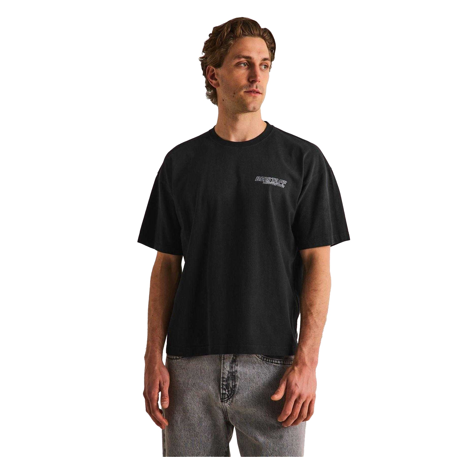 Faded Black - Lifestyle - Belstaff Mens Competition T-Shirt