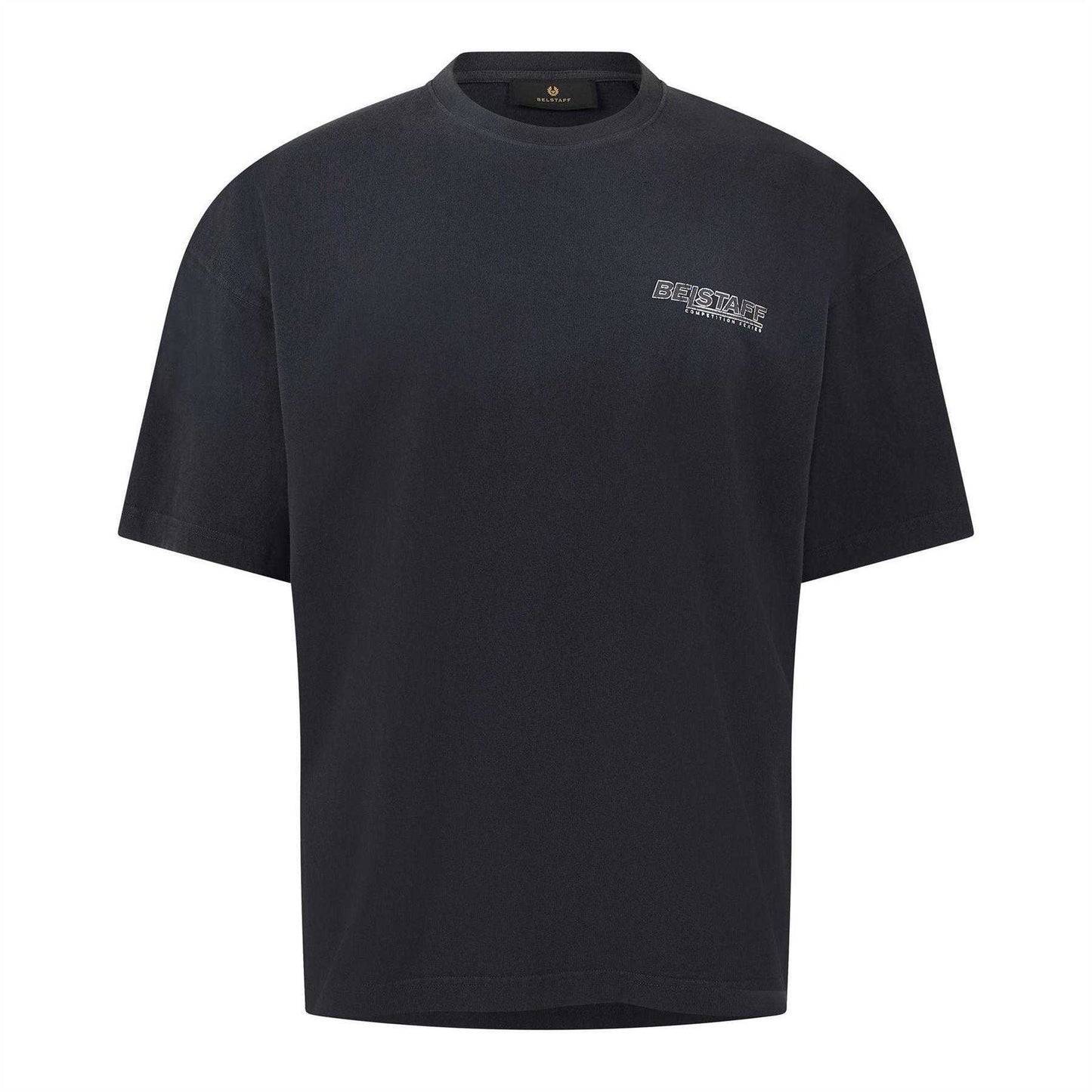 Faded Black - Front - Belstaff Mens Competition T-Shirt