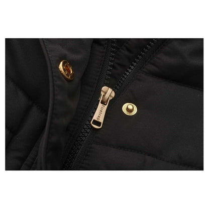 Black - Side - Firetrap Girls Bubble Padded Jacket