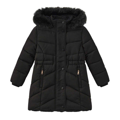Black - Front - Firetrap Girls Bubble Padded Jacket