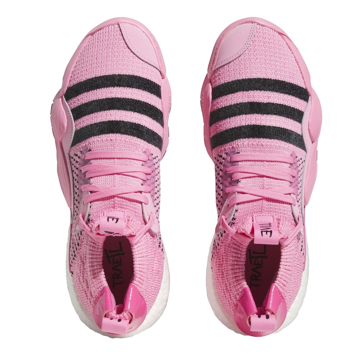 Bliss Pink - Lifestyle - Adidas Womens-Ladies Trae Young 2 Lace Up Basketball Shoes