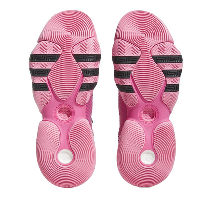 Bliss Pink - Pack Shot - Adidas Womens-Ladies Trae Young 2 Lace Up Basketball Shoes