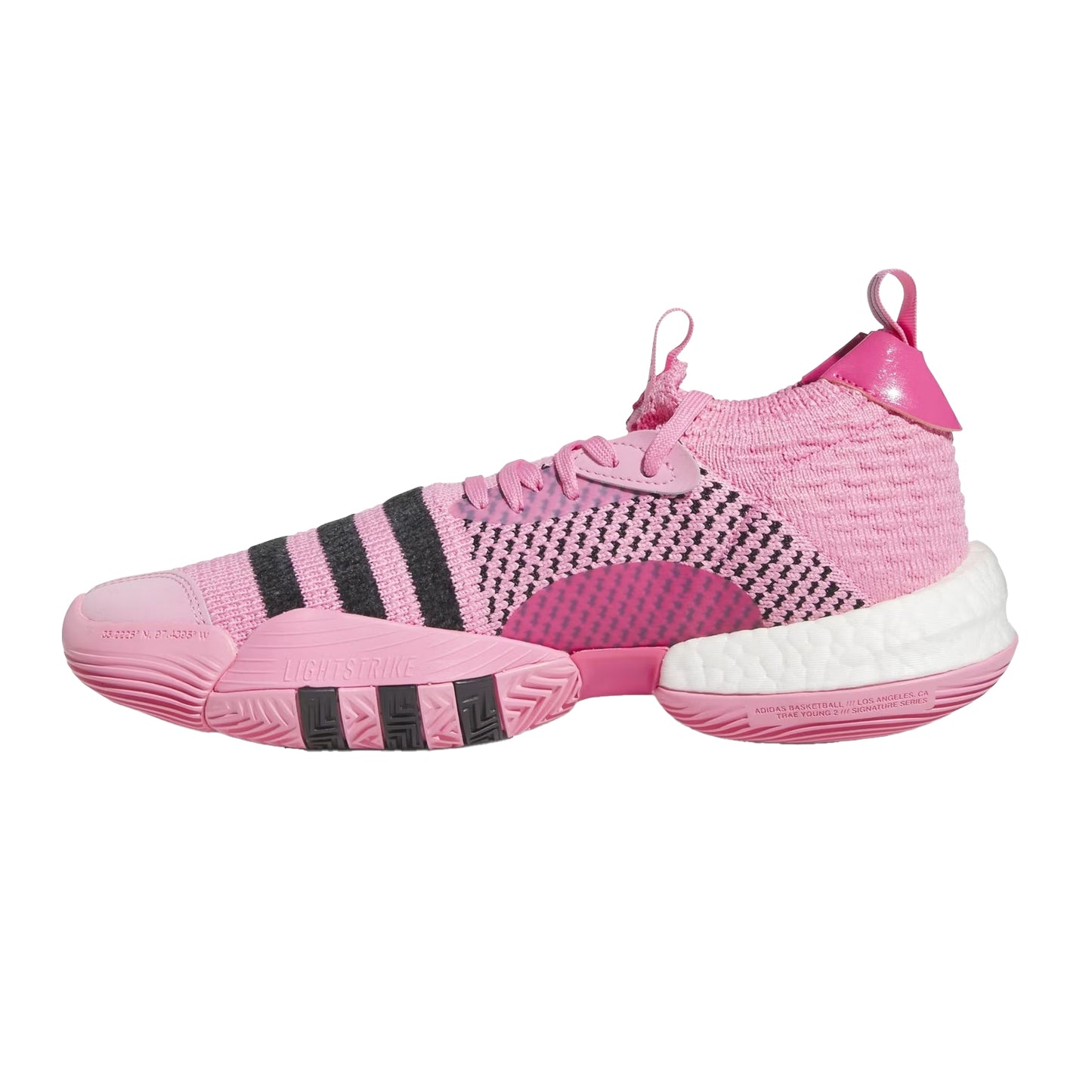Bliss Pink - Side - Adidas Mens Basketball Shoes