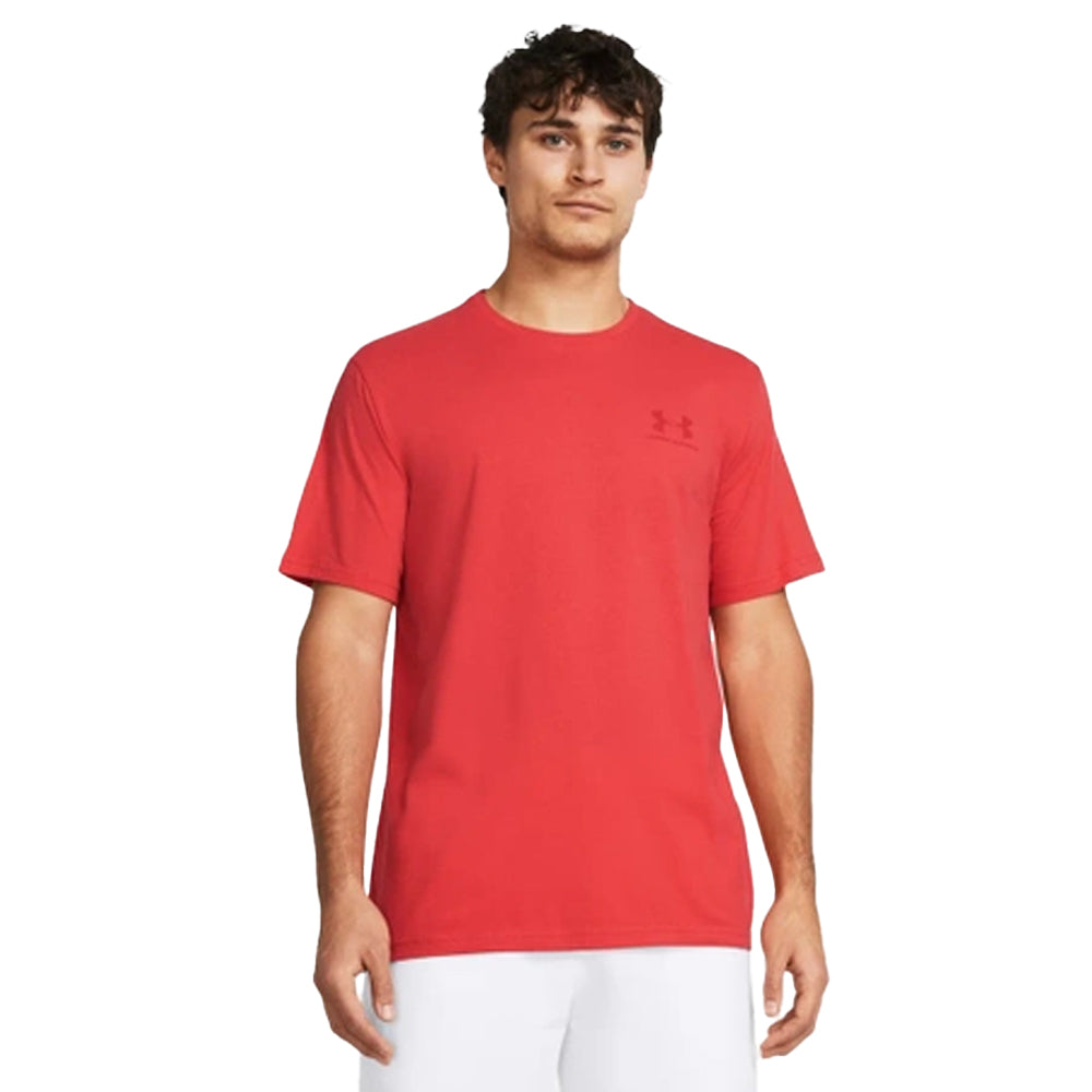 Red - Side - Under Armour Mens Sportstyle T-Shirt