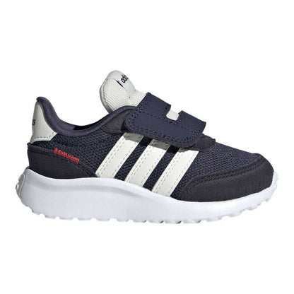 Navy - Side - Adidas Baby 70s Logo Running Trainers