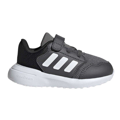 Grey-White - Front - Adidas Baby Tensaur Run 3.0 Shoes